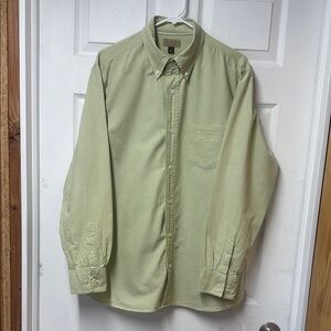 Sonoma Men's Green Button-down shirt, large